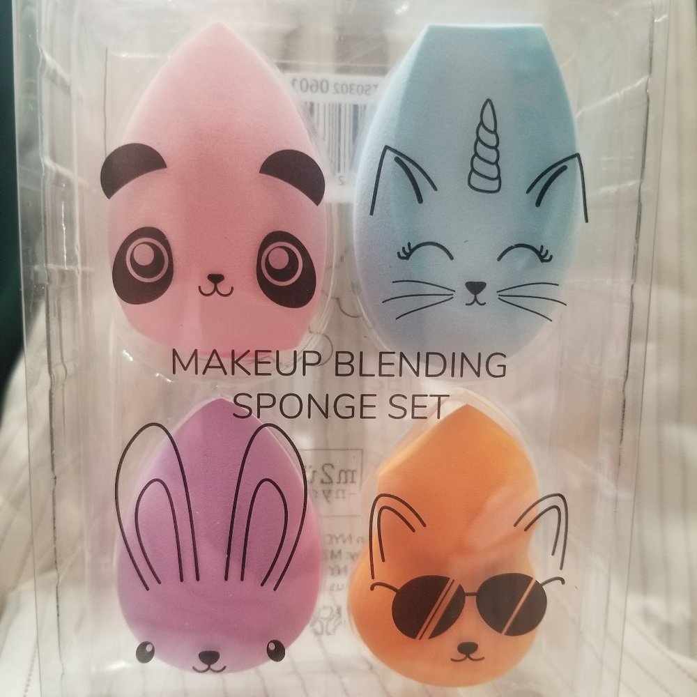 M2U NYC 4pc makeup blending sponges, Brand new